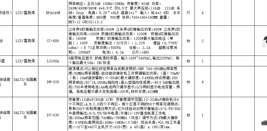 找产品：LST/雷奥得 音响