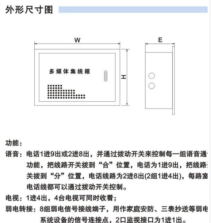 找产品：多媒体集线箱子