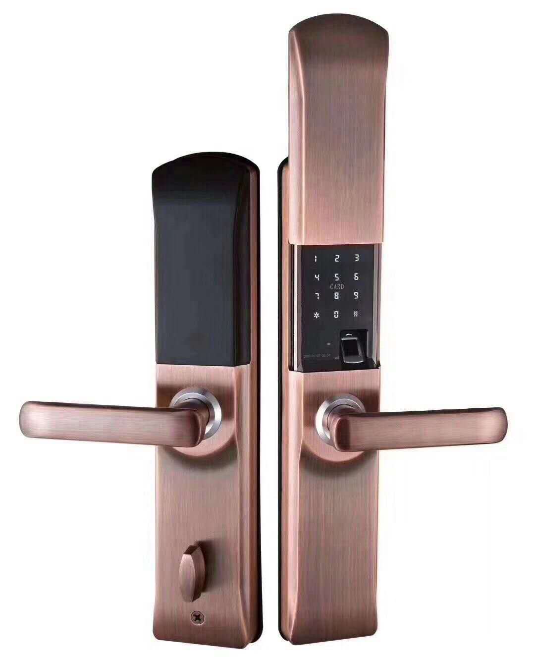 找产品：智能锁（如图）