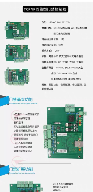 找产品：单门门禁控制板（如图）