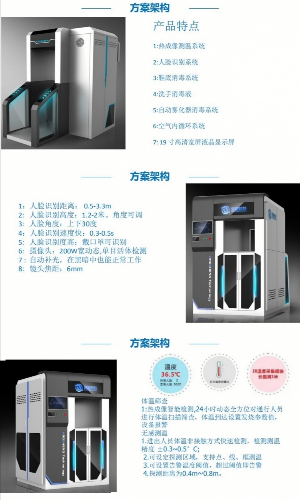 找认证：【厂家】人脸识别热成像测温消毒门禁管理系统 