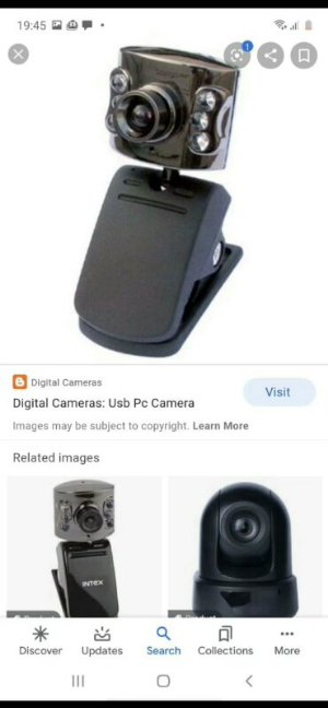 找产品：USB摄像头（如图）