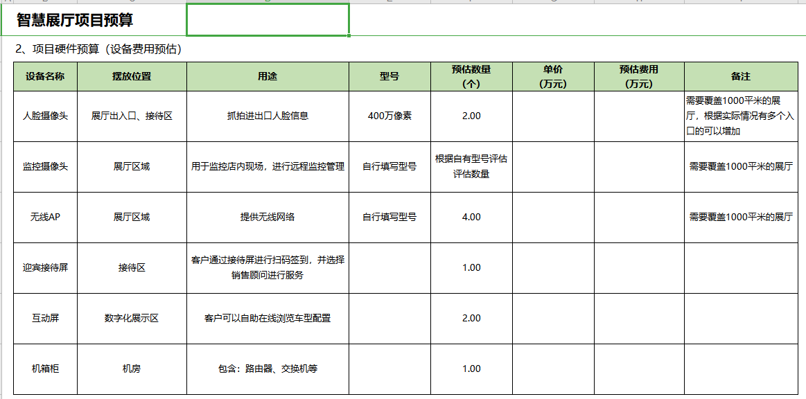 找产品：智慧展厅项目（如图）